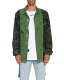 Camo Over-Dyed Field Jacket, Olive