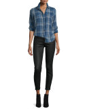 The Workwear Slim Boy Shirt, Abbot Plaid