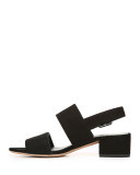 Taye Suede Two-Band Sandal