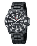 44mm Navy SEAL 3050 Series Colormark Watch, Black/White