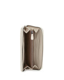 Intrecciato Continental Zip-Around Wallet, Mist