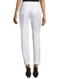Samantha Skinny Ankle Pants, Optic White