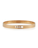 Move Noa Diamond Bangle Bracelet in 18K Rose Gold