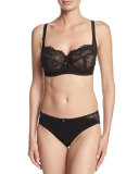 Chrystalle Full-Figure Floral Lace Underwire Bra