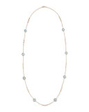 18k Rose Gold Tahitian Pearl & Diamond Necklace