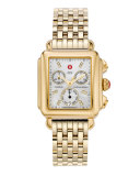 18mm Deco Diamond Dial Watch Head, Gold