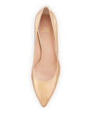 Plato Patent Leather Pump, Adobe