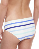 provincetown striped hipster swim bottom