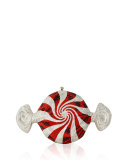 Peppermint Candy Crystal Clutch Bag
