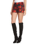 Marisa Floral Jacquard Shorts