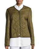 Quilted Forest Liner Jacket, Olive