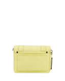 PS11 Mini Leather Shoulder Bag, Pale Citrus