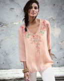 Priscilla Embroidered Tunic, Petite 