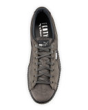 Men's Velvet Creeper Sneakers, Gray