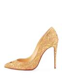 Pigalle Follies Cork 100mm Red Sole Pump