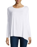 Long-Sleeve Asymmetric Tee