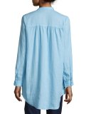 Organic Linen Long-Sleeve Tunic 