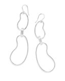 925 Classico Kidney Link Drop Earrings