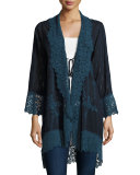 Lolita Lacy Georgette Jacket, Navy Shadow