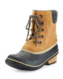 Slimpack II Lace-Up Short Boot, Elk/Black