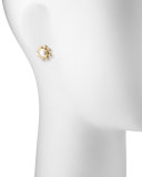 Akoya Pearl & Diamond Stud Earrings
