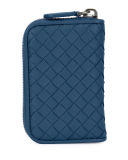 Intrecciato Mini Zip-Around Wallet/Coin Purse