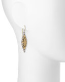 18K Ornate Drop Earrings