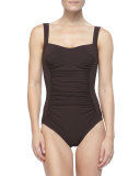 Ruch-Front Underwire One-Piece, Chocolate