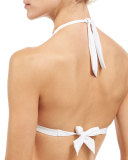 Persian Dance Printed Halter Swim Top, Available in D Cup