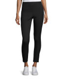 Cropped Stretch Twill High-Rise Pants