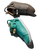 100mm Men's Leather High-Top Sneaker