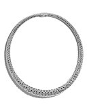 Classic Chain Sterling Silver Collar Necklace