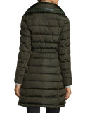 Flammette Long Puffer Jacket