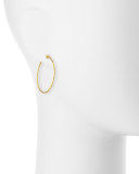 24K Small Rain Hoop Earrings