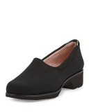 Tutu Stretch Fabric Slip-On, Black