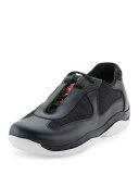 America's Cup Sneaker, Nero/Bianco