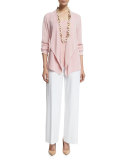 Scoop-Neck Long Slim Tank