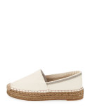 Monili-Trim Espadrille Flat, Desert