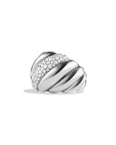 Hampton Cable Ring with Diamonds
