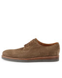 Suede Lace-Up Platform Oxford