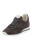 Dylan Suede Sneaker, Asphalt
