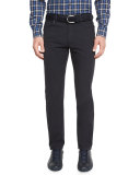 Nail-Head Five-Pocket Denim Jeans, Navy