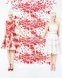 Sleeveless Open-Stitch Seamed Dress, Porcelain