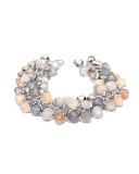 Mikado Diamond & Moonstone Cabochon Bracelet