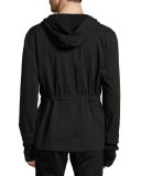 Mason Pullover Hooded Jacket, Black