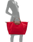 Le Pliage Large Travel Tote Bag, Red Garance