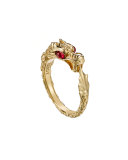 Batu Naga 18k Gold Slim Ring, Size 7