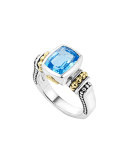 Glacier 10mm Blue Topaz Ring, Size 7