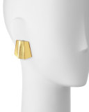 Pyramid Earrings with Dangles, Clip-On