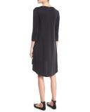 Arias 3/4-Sleeve T-Shirt Dress